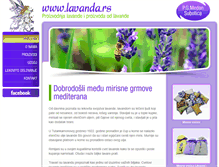 Tablet Screenshot of lavanda.rs